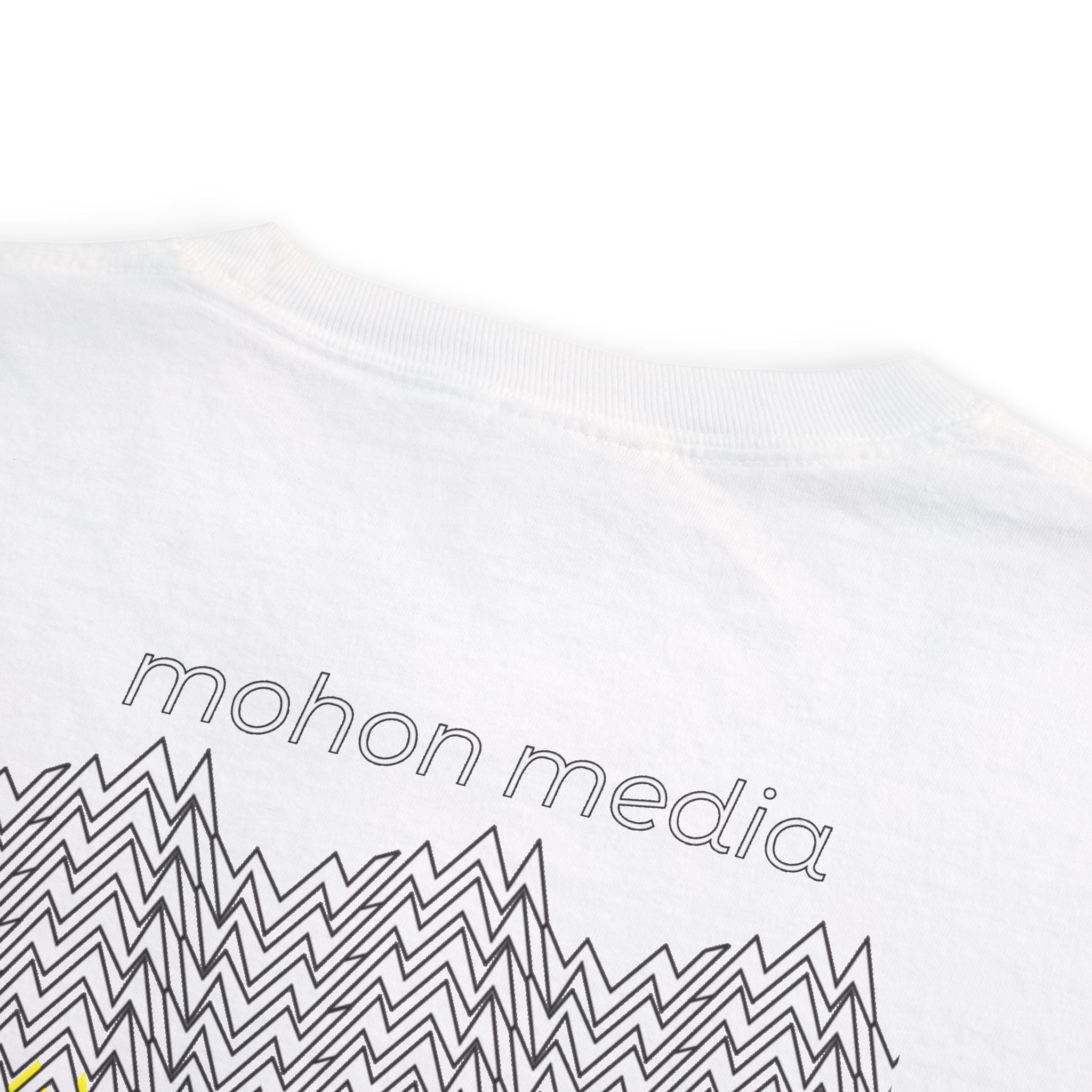 Graphic Pocket T-Shirt — Mohon Media Chevron Back Print