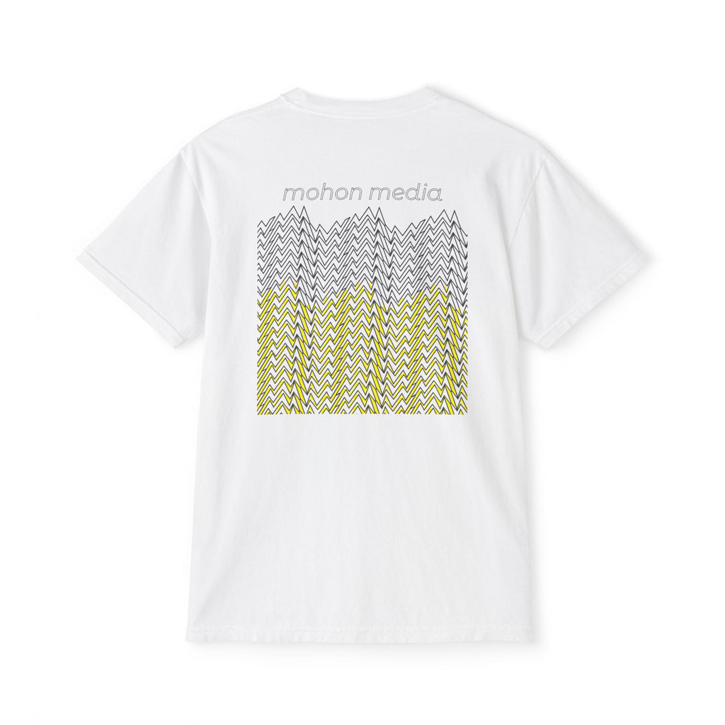 Graphic Pocket T-Shirt — Mohon Media Chevron Back Print