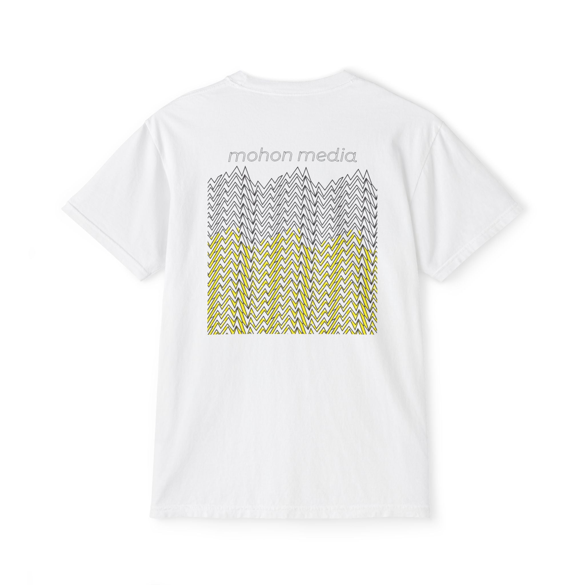 Graphic Pocket T-Shirt — Mohon Media Chevron Back Print