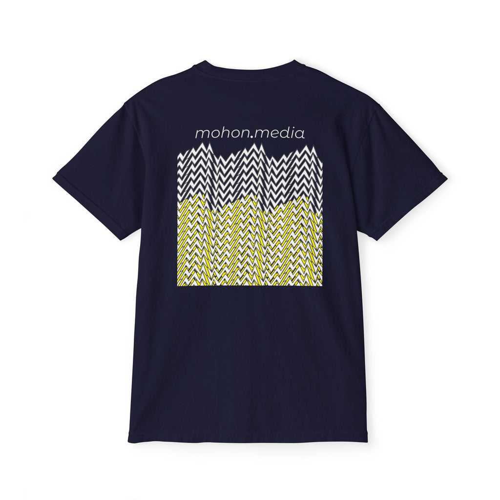 Graphic Pocket T-Shirt — Mohon Media Chevron Back Print