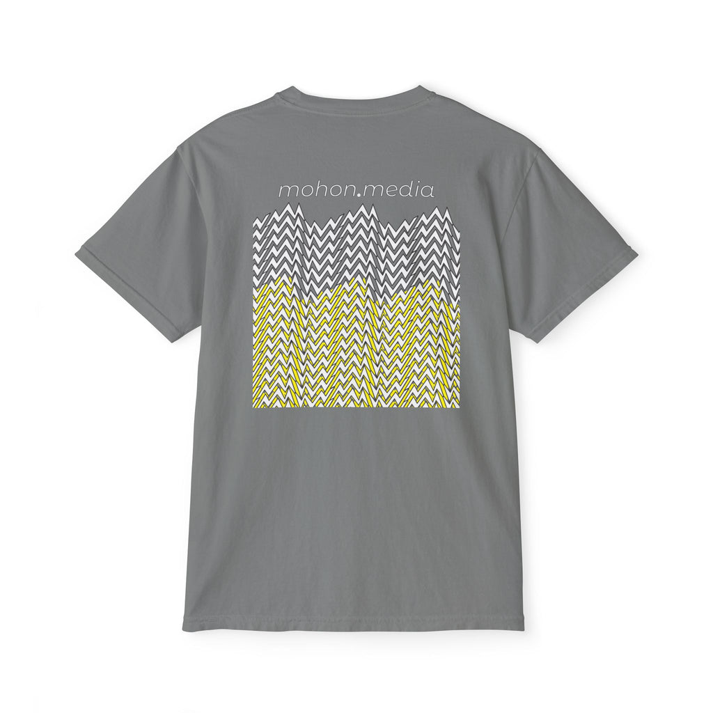 Graphic Pocket T-Shirt — Mohon Media Chevron Back Print