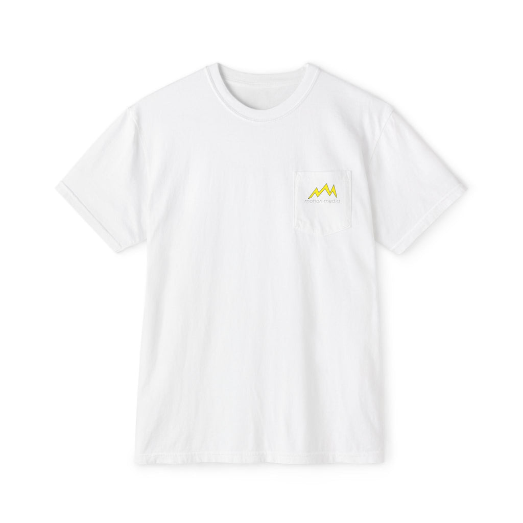 Graphic Pocket T-Shirt — Mohon Media Chevron Back Print